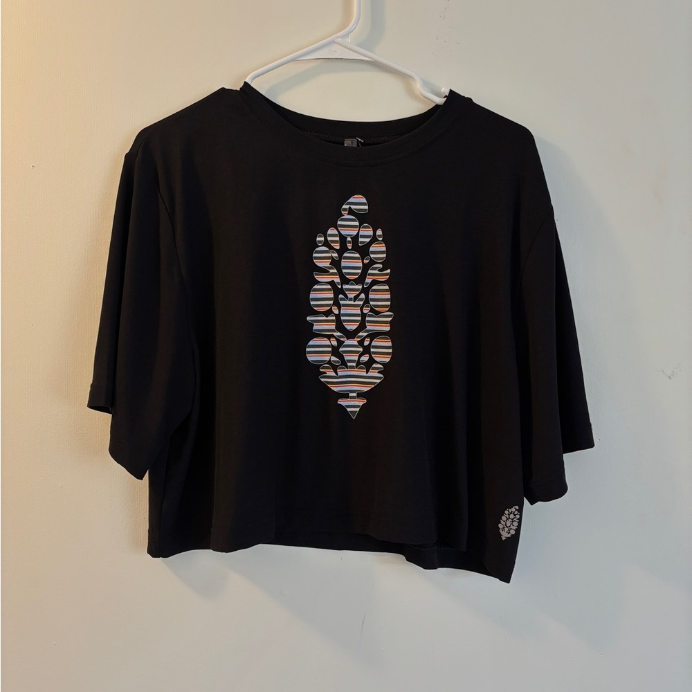 FP Movement Tempo Cropped Logo Boyfriend Tee